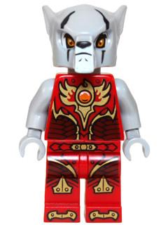 LEGO Minifigure-Worriz - Fire Chi, Light Bluish Gray Hands (850913)-Legends of Chima-LOC146-Creative Brick Builders
